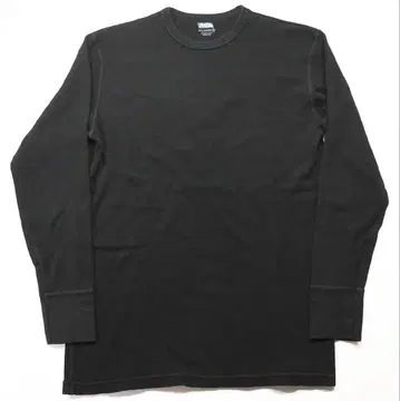 페로우즈 크루넥 써멀 셔츠 블랙 size XL / 롱티