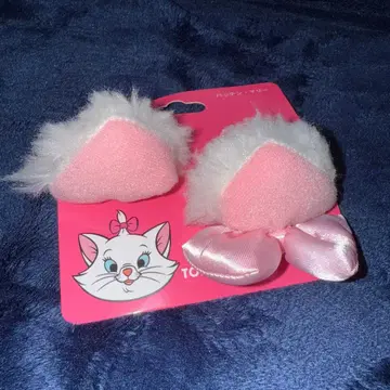 디즈니 마리 패치 핀 머리띠 헤어핀