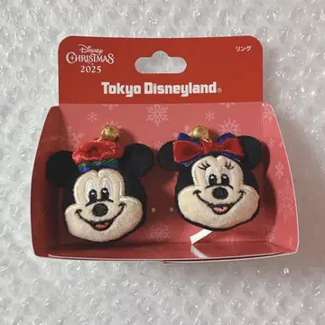 디즈니 크리스마스 반지 세트 미키 미니