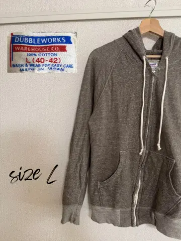 DUBBLEWORKS 더블웍스 지퍼 후드티 L 사이즈