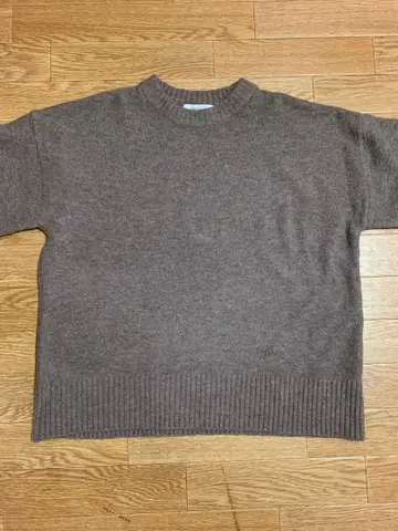 FOXMIX 크루넥 풀오버 브라운