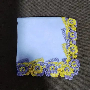 긴택 레이스 손수건