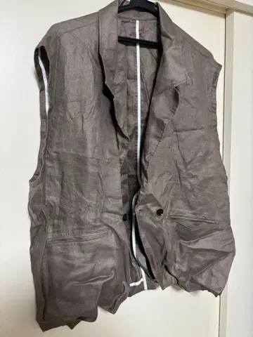 SELCRAIG 슬리브리스 베스트 L 사이즈 브라운