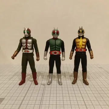 가면라이더 미니 피규어 3개 세트