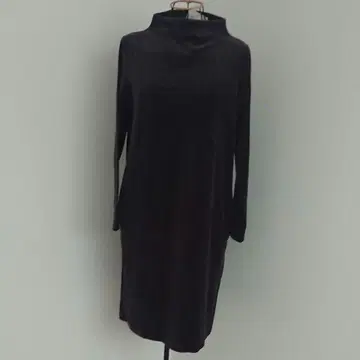 코듀로이 터틀넥 롱 원피스 M