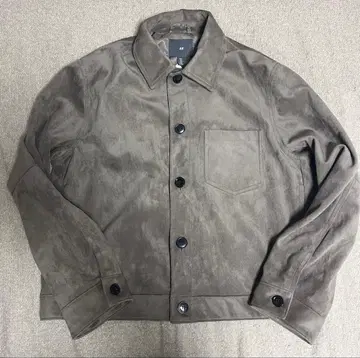 H&M 브라운 스웨이드풍 자켓 남성용 L 사이즈