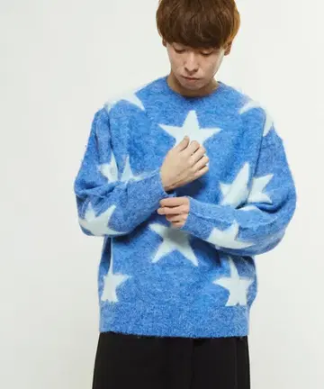 CONVERSE TOKYO STAR SHAGGY PULLOVER KNIT