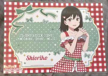 미후네 시오리코 러브 라이브 캐릭터 카페 런치 매트 오다이바 니지가사키