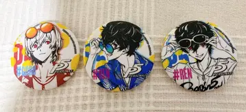 페르소나 5 캔뱃지 아케치 고로 아마미야 렌