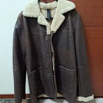 Garrett 갸렛 브라운 무스탕 가죽 자켓 48