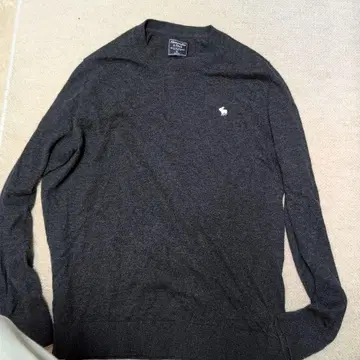 Abercrombie & Fitch 다크 그레이 스웨터 XL