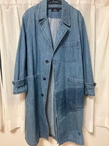 배송비 포함 ensou 데님 코트 24w 레어