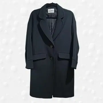 쿠튀르 브로치 코트 블랙 40 L 사이즈