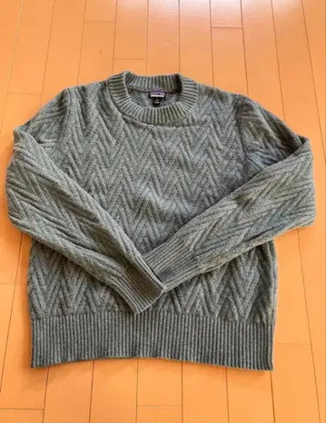 patagonia 케이블 짜임 M 울 블렌드 크루 넷 스웨터