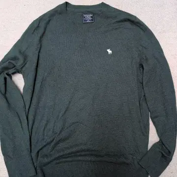 Abercrombie & Fitch 다크 그린 스웨터 XL
