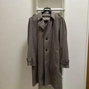 그레이 트렌치코트 허리 벨트 포함