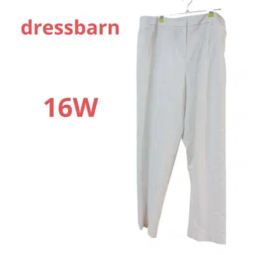 레어 dressbarn 화이트 [ 16W ] 캐주얼 팬츠