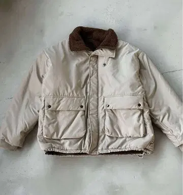 sedacle 빅 실루엣 나일론 포켓 블루종 베이지 M