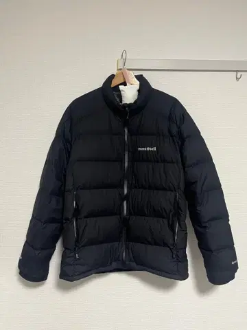 몽벨 퍼마프로스트 라이트 다운 자켓 블랙 XL 수납 봉투 있음