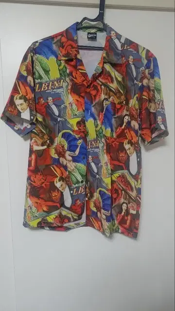 악마, 사탄, 화려한 올 패턴 셔츠 알로하 셔츠