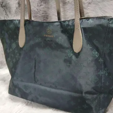 [ 새상품급 ] russet 러셋 핸드백 네이비 올 패턴