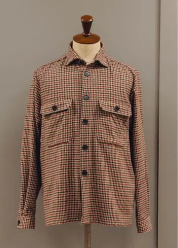 GUY ROVER 건클럽 체크 셔츠 자켓