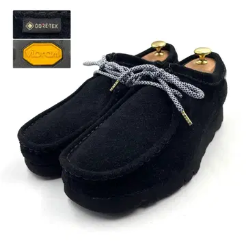 [ 컨디션 최상 ] 클락스 왈라비 고어텍스 비브람 밑창 로우컷 블랙 계열