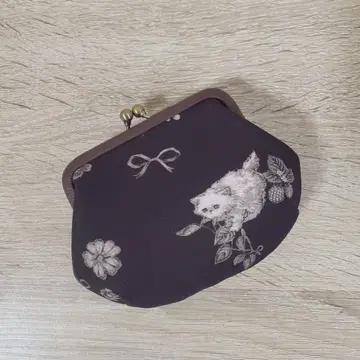 핸드메이드 10cm 가마구치 파우치 프랑슈리페 어른 고양이 도감