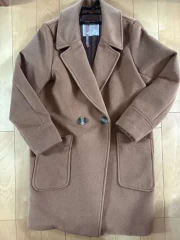 CECIL McBEE 롱 코트 브라운 새상품급