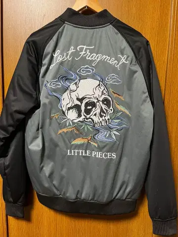 ZARA MAN 스컬 자수 스카잔 M