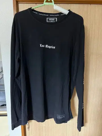 RTEG 로스앤젤레스 긴팔 티셔츠 블랙