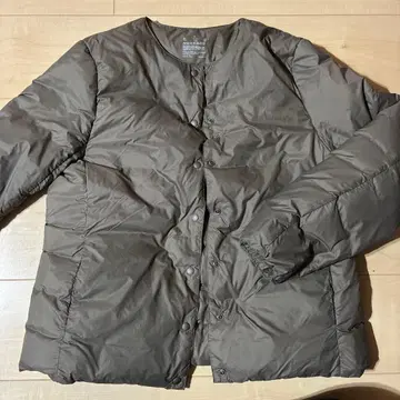 브라운 다운 자켓 L 사이즈