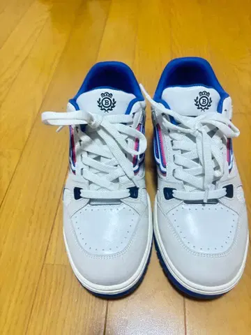 BALLY 스니커즈 화이트/블루/핑크