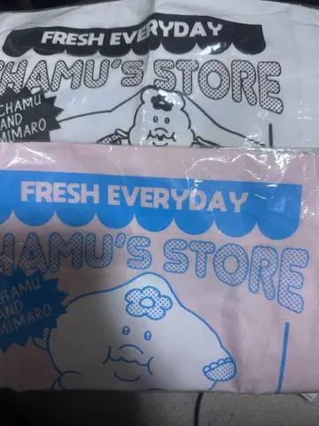 응포차무 제일복권 에코백 메모장 세트