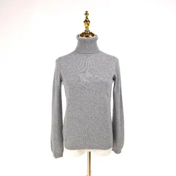 [ 새상품급 ] 드로어 캐시미어 혼방 라메 터틀넥 니트 1