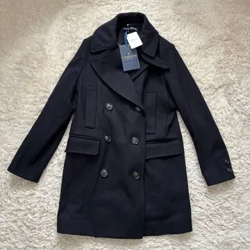 [ 택 포함 새상품 ] TICCA 런던 트래디션 별주 피코트 네이비