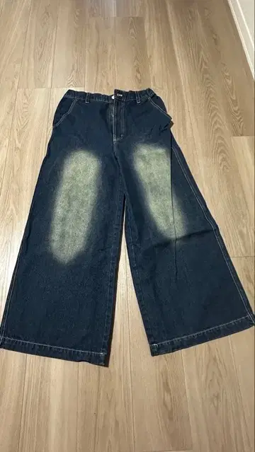 다크 블루 부츠컷 데님