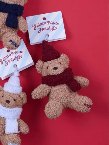 젤라또피케 GELATOPIQUE POPUP 한정판 베어 참 빨간색