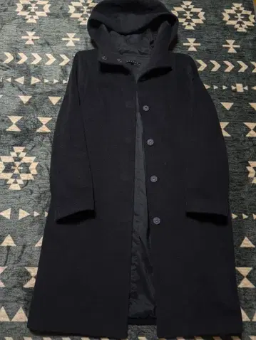 theory 다크 네이비 롱 코트 S