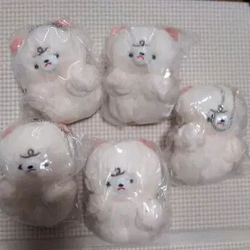 무슷토짱 봉제 인형 키링 5개