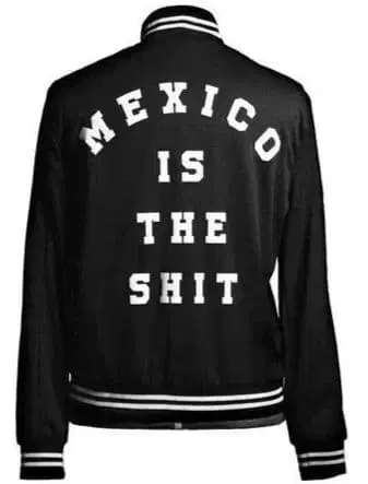 메쉬 스타디움 자켓 블랙