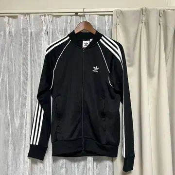 adidas 블랙 트랙 자켓 L