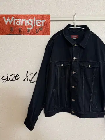 Wrangler 랭글러 데님 자켓 XL 블랙