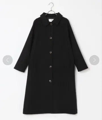 Honeys 롱 스텐카라 코트 블랙 S