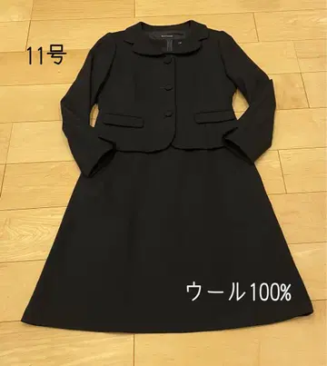 수험 수트 다크 네이비 울 11호 BLACK GALLERY 네이비 원피스