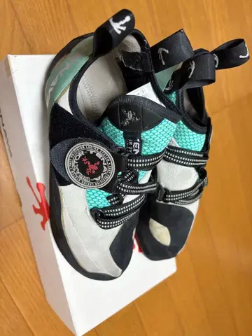 테나야 오아시 클라이밍 신발 블랙/민트 EU38