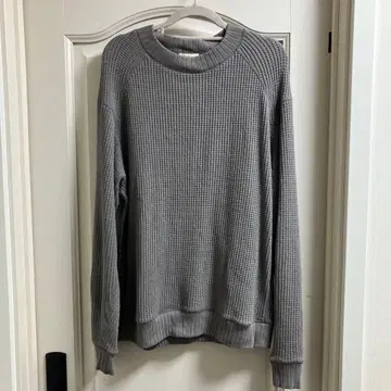 jackman 그레이 와플 편직 트레이닝복