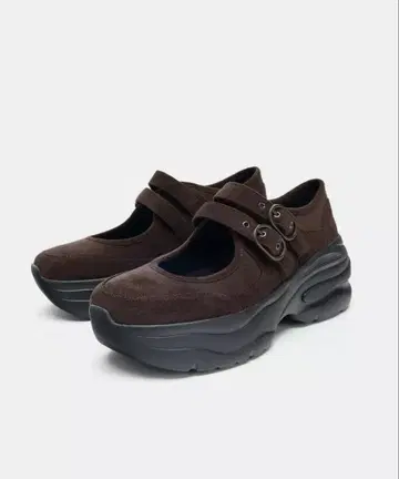 ZARA 브라운 발레리나 신발 37