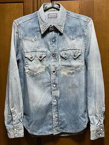 BLUEBLUE 웨스턴 데님 셔츠 S