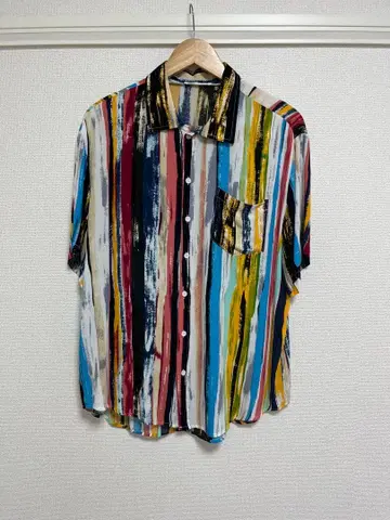 오픈 카라 셔츠 빈티지